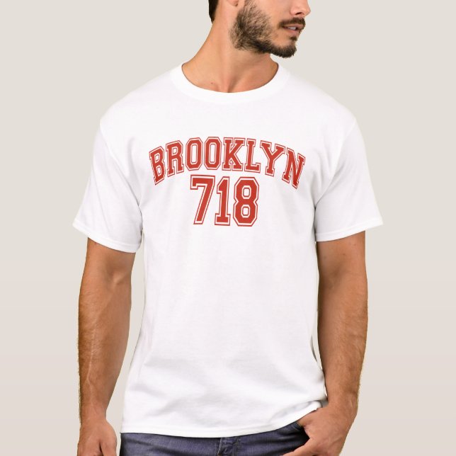 Brooklyn 718 T-Shirt (Front)