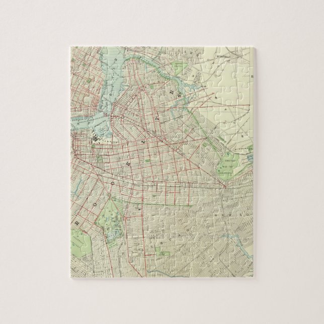 Brooklyn and Vicinity Jigsaw Puzzle (Vertical)
