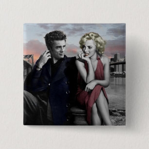 Brooklyn B&W 2 15 Cm Square Badge