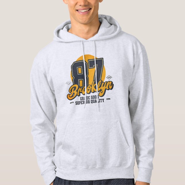 Brooklyn Badge Hoodie (Front)