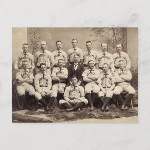 Brooklyn Baseball Team, 1889 Postcard