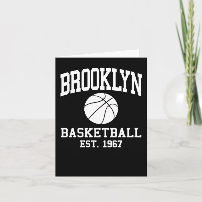 Brooklyn Basketball  Card (Front)