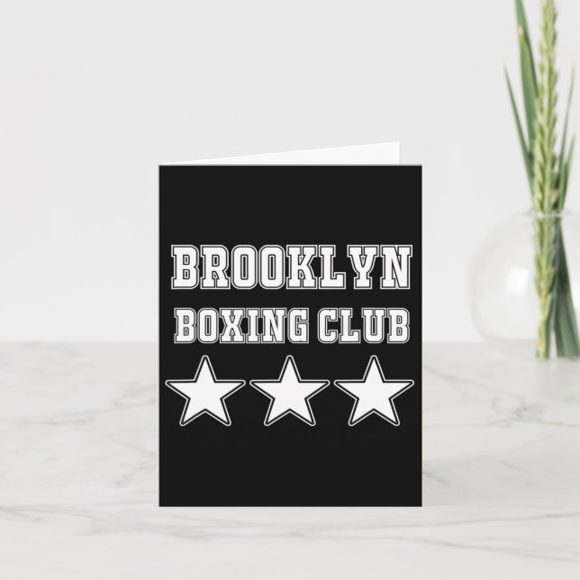 Brooklyn Boxing Club Stars  Card (Front)