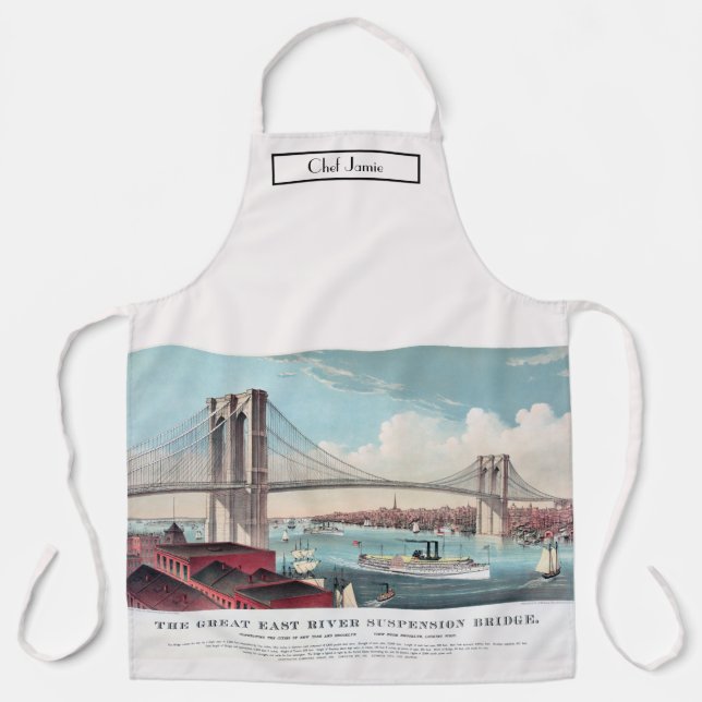Brooklyn Brg Great East River Suspension Bridge #2 Apron (Front)