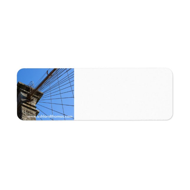 Brooklyn Bridge 01 Return Address Label (Front)