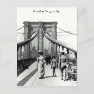 Brooklyn Bridge - 1899 Postcard