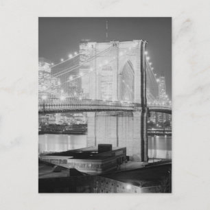 Brooklyn Bridge, 1982 Postcard