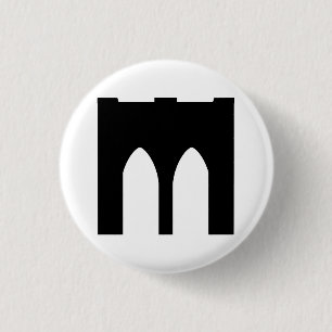 Brooklyn Bridge 3 Cm Round Badge