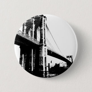 Brooklyn Bridge 6 Cm Round Badge