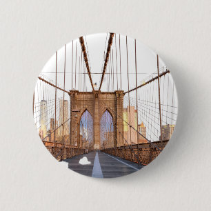 Brooklyn Bridge 6 Cm Round Badge