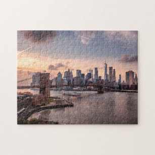 Brooklyn Bridge and Lower Manhattan Jigsaw Puzzle