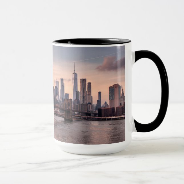 Brooklyn Bridge and Lower Manhattan Mug (Right)
