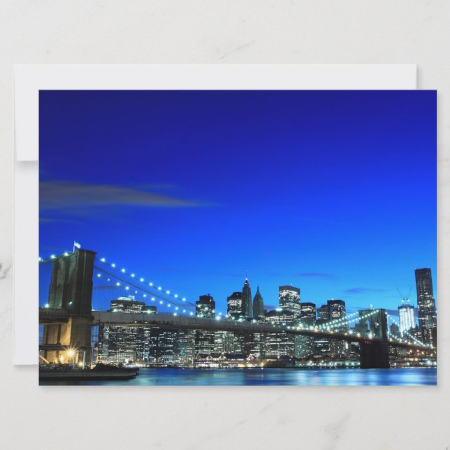 Brooklyn Bridge and Manhattan Skyline (Front)