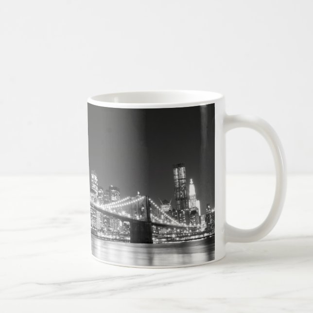 Brooklyn Bridge and Manhattan Skyline Coffee Mug (Right)