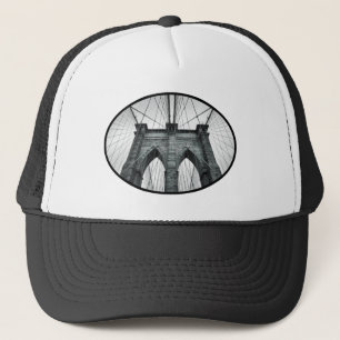 Brooklyn Bridge Architectural Closeup Trucker Hat