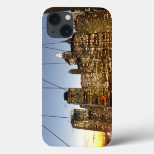 Brooklyn Bridge At Dusk With Manhattan Skyline iPhone 13 Case