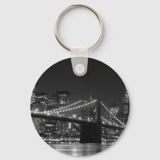 Brooklyn Bridge Black/White Keychain