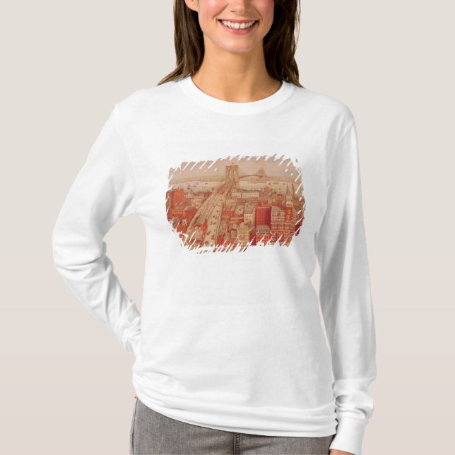 Brooklyn Bridge, c.1883 T-Shirt (Front)