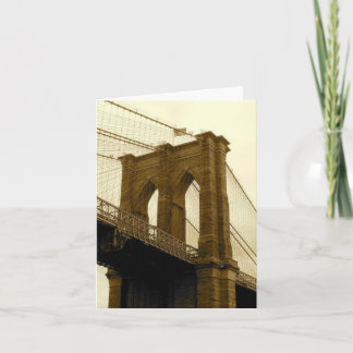 Brooklyn Bridge Card