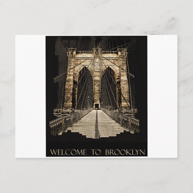 brooklyn bridge copy postcard (Front)