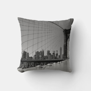 Brooklyn bridge cushion