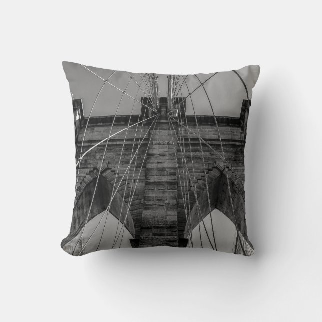 Brooklyn Bridge in New York City Cushion (Front)