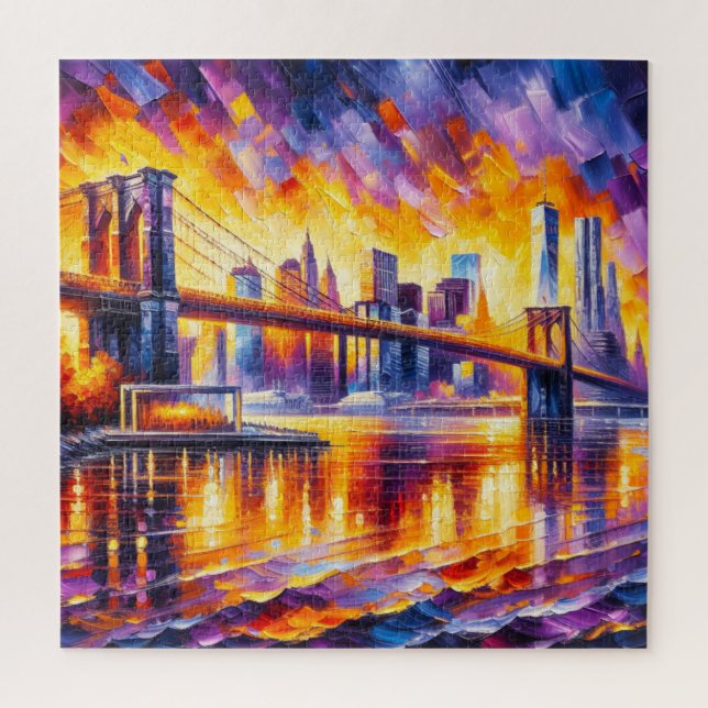 BROOKLYN BRIDGE  JIGSAW PUZZLE (Vertical)