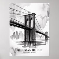 Brooklyn Bridge Morning Magic Ink