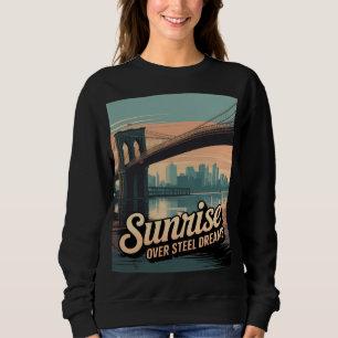 Brooklyn Bridge Morning Walk Sweatshirt