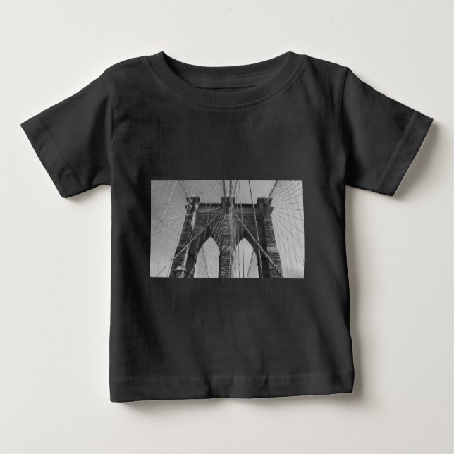Brooklyn Bridge New York City Baby T-Shirt (Front)