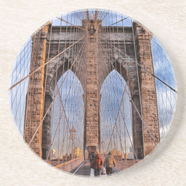 Brooklyn Bridge New York City Coaster (Front)