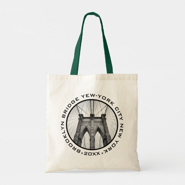 Brooklyn Bridge New-York City Landmark 2 Tote Bag (Back)