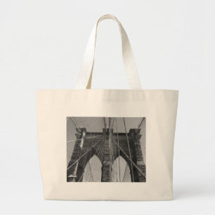 Brooklyn Bridge New York City Large Tote Bag