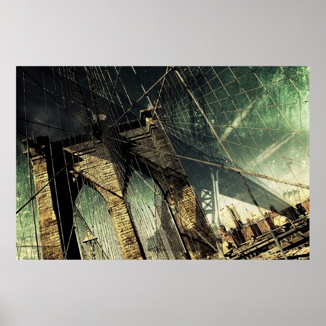 Brooklyn Bridge - New York City Poster (Front)