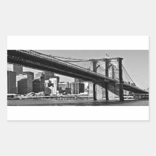 Brooklyn Bridge New York City Rectangular Sticker