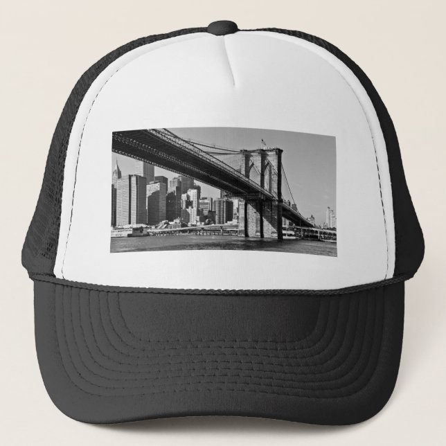 Brooklyn Bridge New York City Trucker Hat (Front)