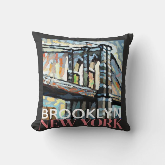 Brooklyn Bridge New York Cushion (Front)