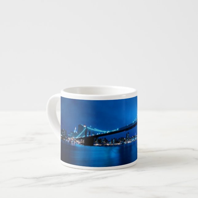 Brooklyn Bridge, New York Espresso Cup (Front Left)