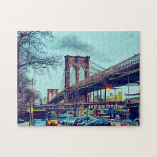 Brooklyn Bridge New York. Jigsaw Puzzle