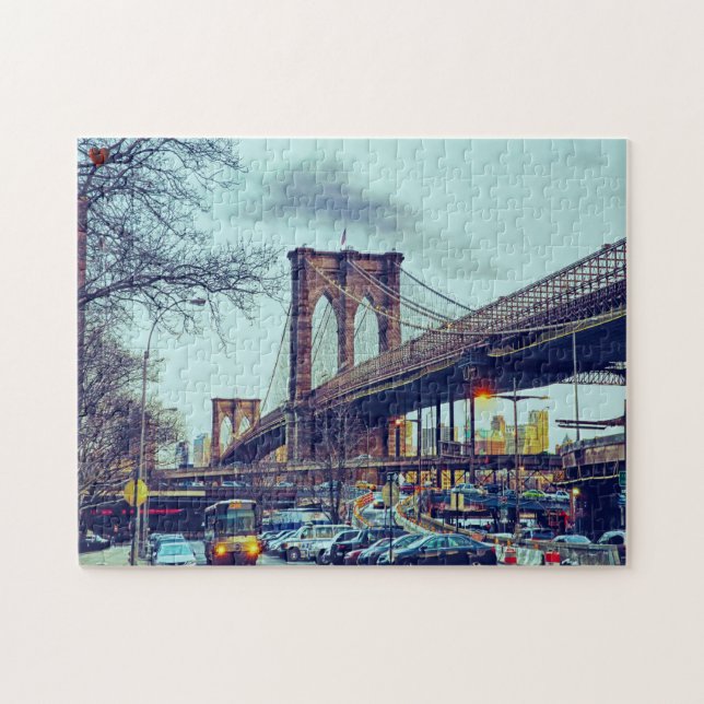 Brooklyn Bridge New York. Jigsaw Puzzle (Horizontal)