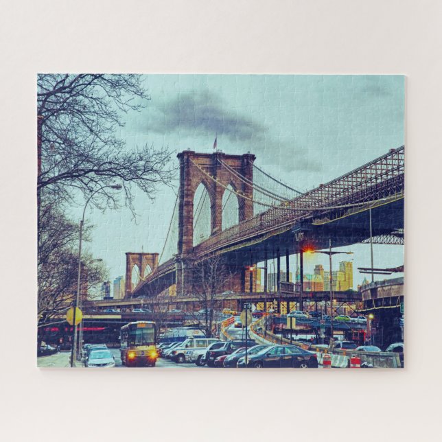 Brooklyn Bridge New York. Jigsaw Puzzle (Horizontal)