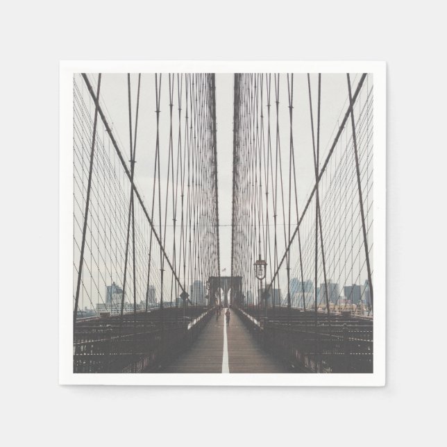 Brooklyn Bridge, New York Napkin (Front)