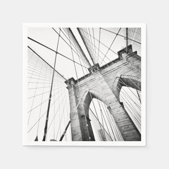 Brooklyn Bridge, New York Napkin (Front)