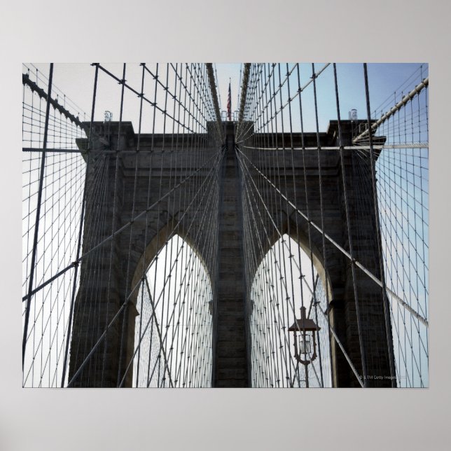 Brooklyn Bridge, New York, NY USA Poster (Front)