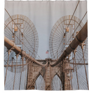 BROOKLYN BRIDGE NEW YORK SHOWER CURTAIN
