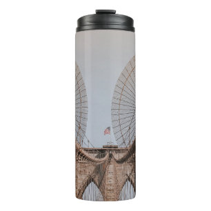BROOKLYN BRIDGE NEW YORK THERMAL TUMBLER
