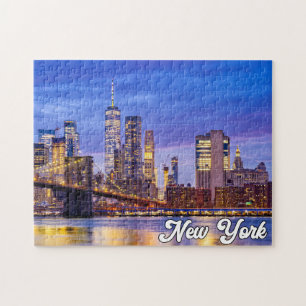 Brooklyn Bridge, New York, United States Jigsaw Puzzle