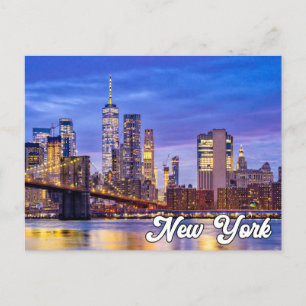 Brooklyn Bridge, New York, United States Postcard