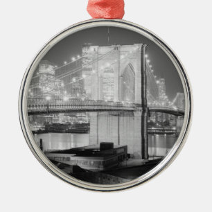 Brooklyn Bridge New York USA Metal Ornament