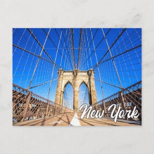 Brooklyn Bridge, New York, USA Postcard